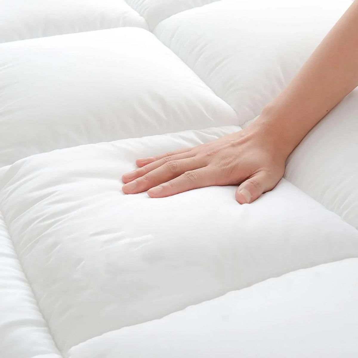 Extra Thick Quilted Breathable Mattress Pad - Serenova - Sleep Galleria
