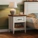 Farmhouse Wood Nightstand With Type-C Charging Station - Sleep Galleria