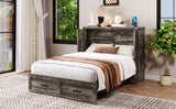 Full Size Murphy Bed Cabinet With Charging Station - Sleep Galleria