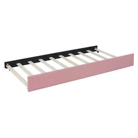 Full Upholstered Linen Daybed With Twin Trundle - Serenova - Sleep Galleria