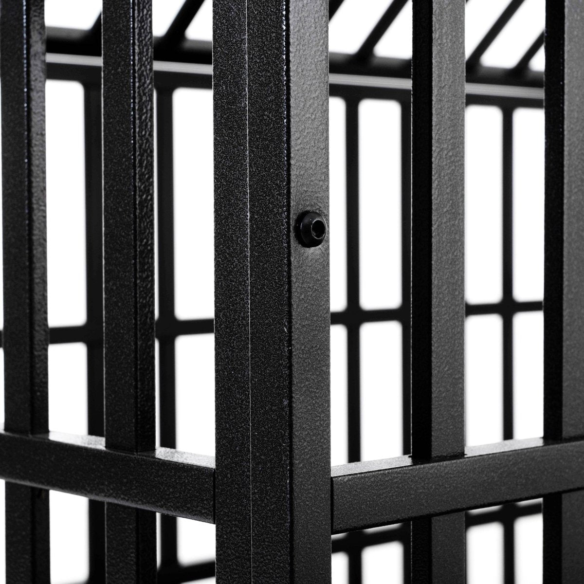 Heavy Duty 52-Inch Carbon Steel Dog Crate With Wheels - Sleep Galleria