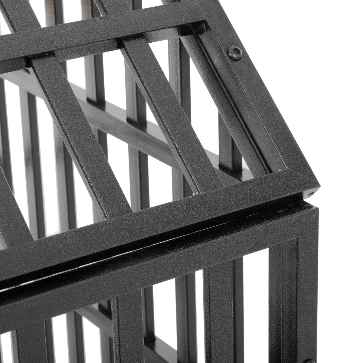 Heavy Duty 52-Inch Carbon Steel Dog Crate With Wheels - Sleep Galleria
