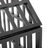 Heavy Duty 52-Inch Carbon Steel Dog Crate With Wheels - Sleep Galleria