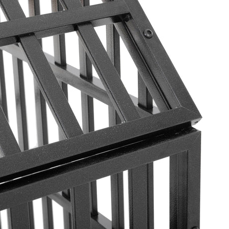 Heavy Duty 52-Inch Carbon Steel Dog Crate With Wheels - Sleep Galleria