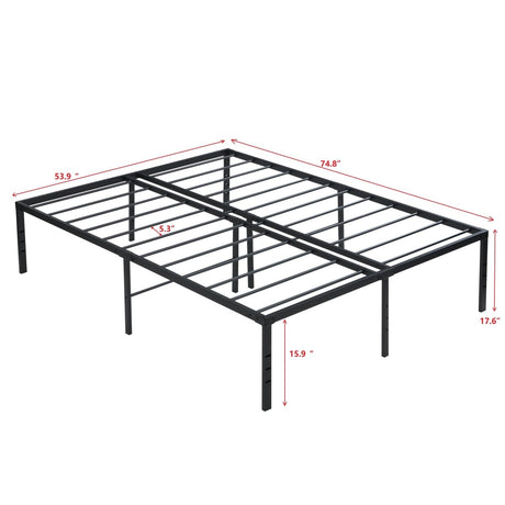 Heavy Duty Metal Full Size Bed Frame - Serenova - Sleep Galleria