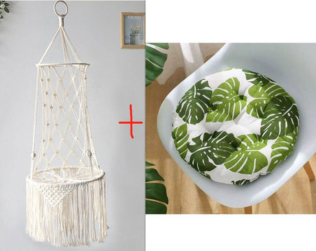 Macrame Hanging Cat Hammock Pet Bed - Sleep Galleria