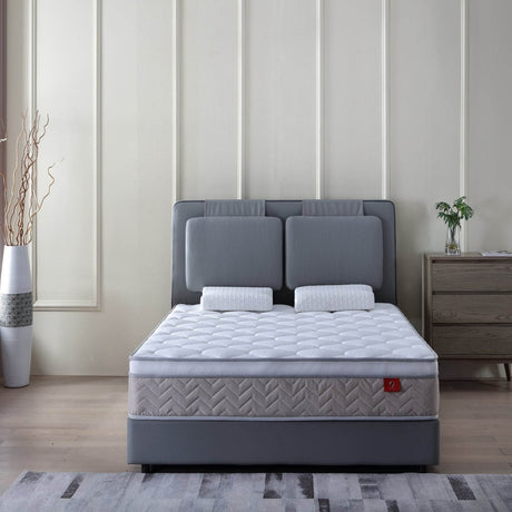 Medium Firm 12-Inch Hybrid Memory Foam Mattress - Sleep Galleria