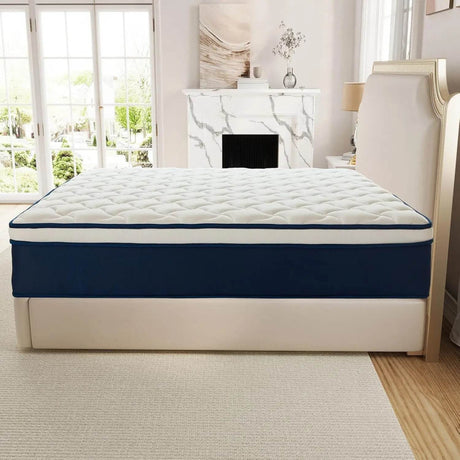 Medium Gel Memory Foam Hybrid Mattress With Pocket Springs - Serenova - Sleep Galleria