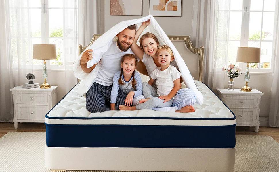 Medium Gel Memory Foam Hybrid Mattress With Pocket Springs - Serenova - Sleep Galleria