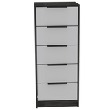 Modern 42-Inch Five Drawer Vertical Particle Board Dresser - Sleep Galleria