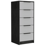 Modern 42-Inch Five Drawer Vertical Particle Board Dresser - Sleep Galleria