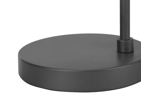 Modern Adjustable Grey Metal Table Lamp With USB Port - Sleep Galleria