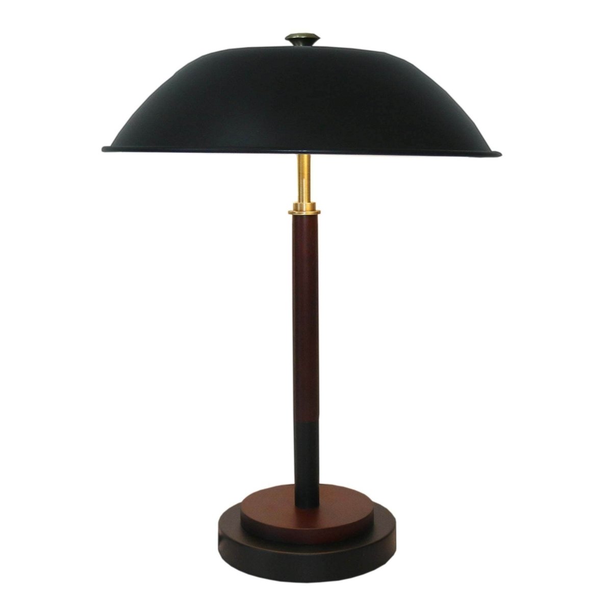 Modern Black Umbrella - Shaped Metal Table Lamp - Serenova - Sleep Galleria