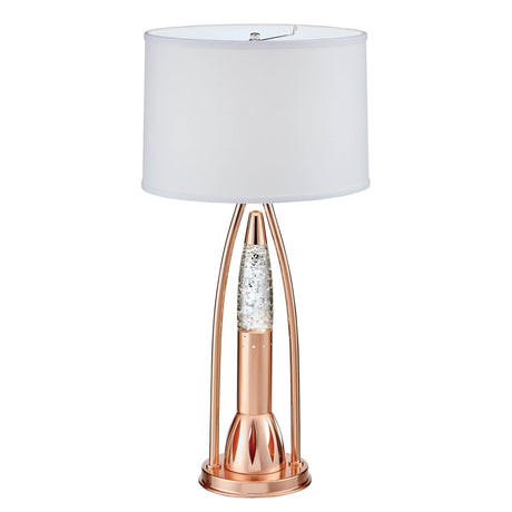 Modern Copper Finish Water Dancing Table Lamp - Serenova - Sleep Galleria