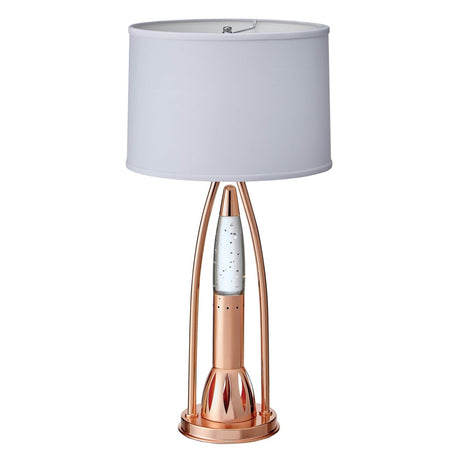 Modern Copper Finish Water Dancing Table Lamp - Serenova - Sleep Galleria