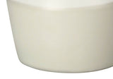 Modern Cream Ceramic Table Lamp With Ivory Shade - Sleep Galleria
