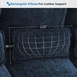 Modern Modular U - Shaped Chenille Sofa With Chaise And Pillows - Serenova - Sleep Galleria