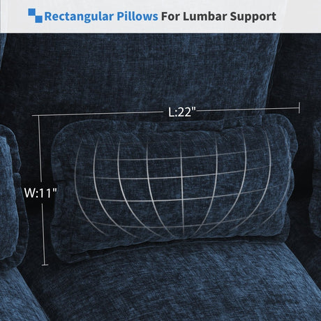 Modern Modular U - Shaped Chenille Sofa With Chaise And Pillows - Serenova - Sleep Galleria