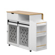 Modern Pet Friendly Dog Crate Kitchen Island End Table - Sleep Galleria