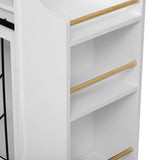 Modern Pet Friendly Dog Crate Kitchen Island End Table - Sleep Galleria