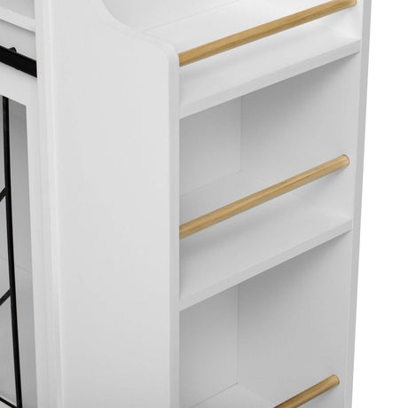 Modern Pet Friendly Dog Crate Kitchen Island End Table - Sleep Galleria