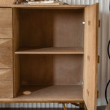 Modern Solid Wood 3-Drawer Dresser With Storage - Sleep Galleria