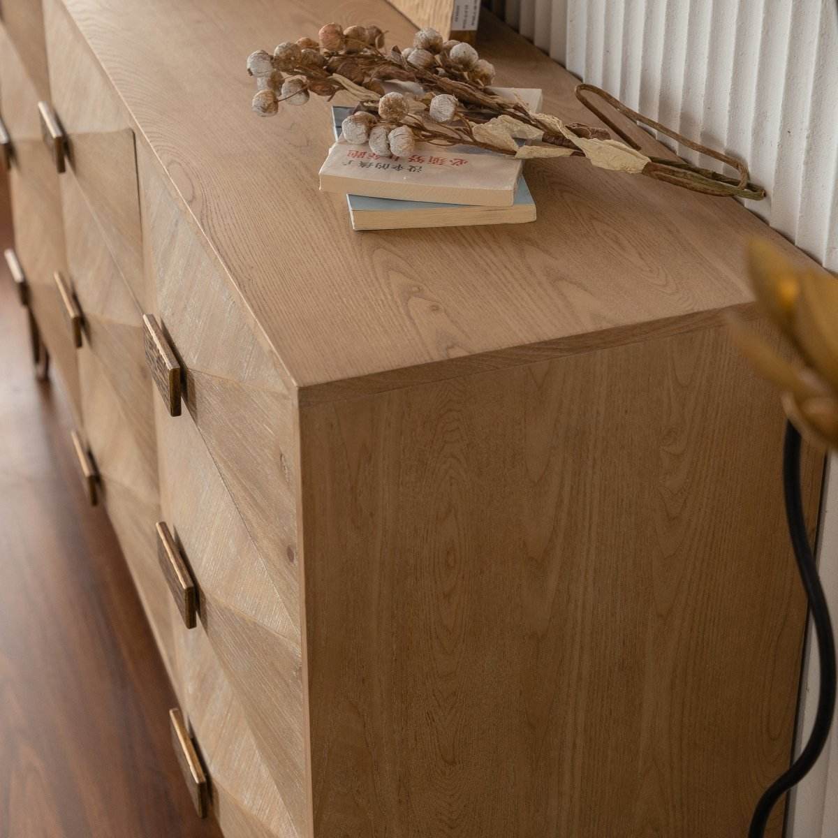 Modern Solid Wood 3-Drawer Dresser With Storage - Sleep Galleria