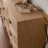 Modern Solid Wood 3-Drawer Dresser With Storage - Sleep Galleria