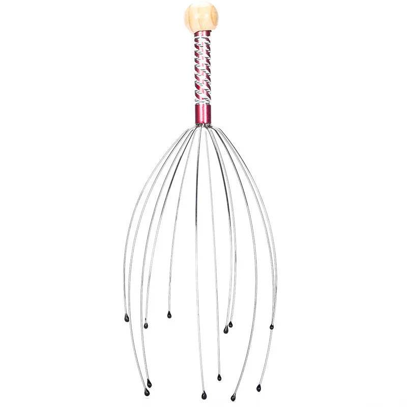 Octopus Stainless Steel Head Massage Claw Scratcher - Serenova - Sleep Galleria
