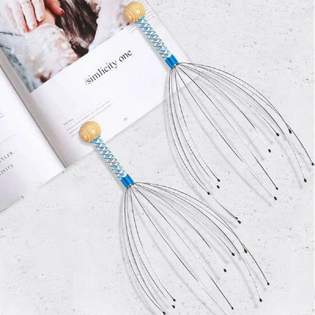 Octopus Stainless Steel Head Massage Claw Scratcher - Serenova - Sleep Galleria