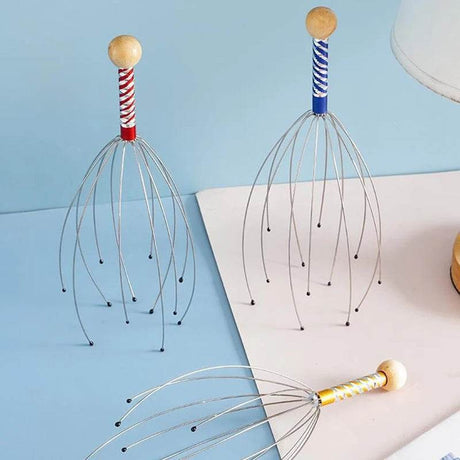 Octopus Stainless Steel Head Massage Claw Scratcher - Serenova - Sleep Galleria