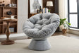 Oversized 360-Degree Swivel Chenille Accent Chair - Sleep Galleria