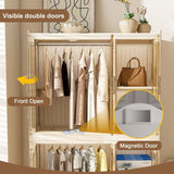 Portable Children’s Wardrobe Closet Storage Organizer With Casters - Serenova - Sleep Galleria