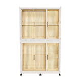 Portable Children’s Wardrobe Closet Storage Organizer With Casters - Serenova - Sleep Galleria