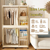 Portable Children’s Wardrobe Closet Storage Organizer With Casters - Serenova - Sleep Galleria