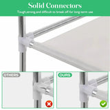 Portable Fabric Closet Organizer Wardrobe Storage Rack - Serenova - Sleep Galleria