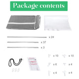 Portable Fabric Closet Organizer Wardrobe Storage Rack - Serenova - Sleep Galleria