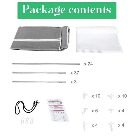 Portable Fabric Closet Organizer Wardrobe Storage Rack - Serenova - Sleep Galleria