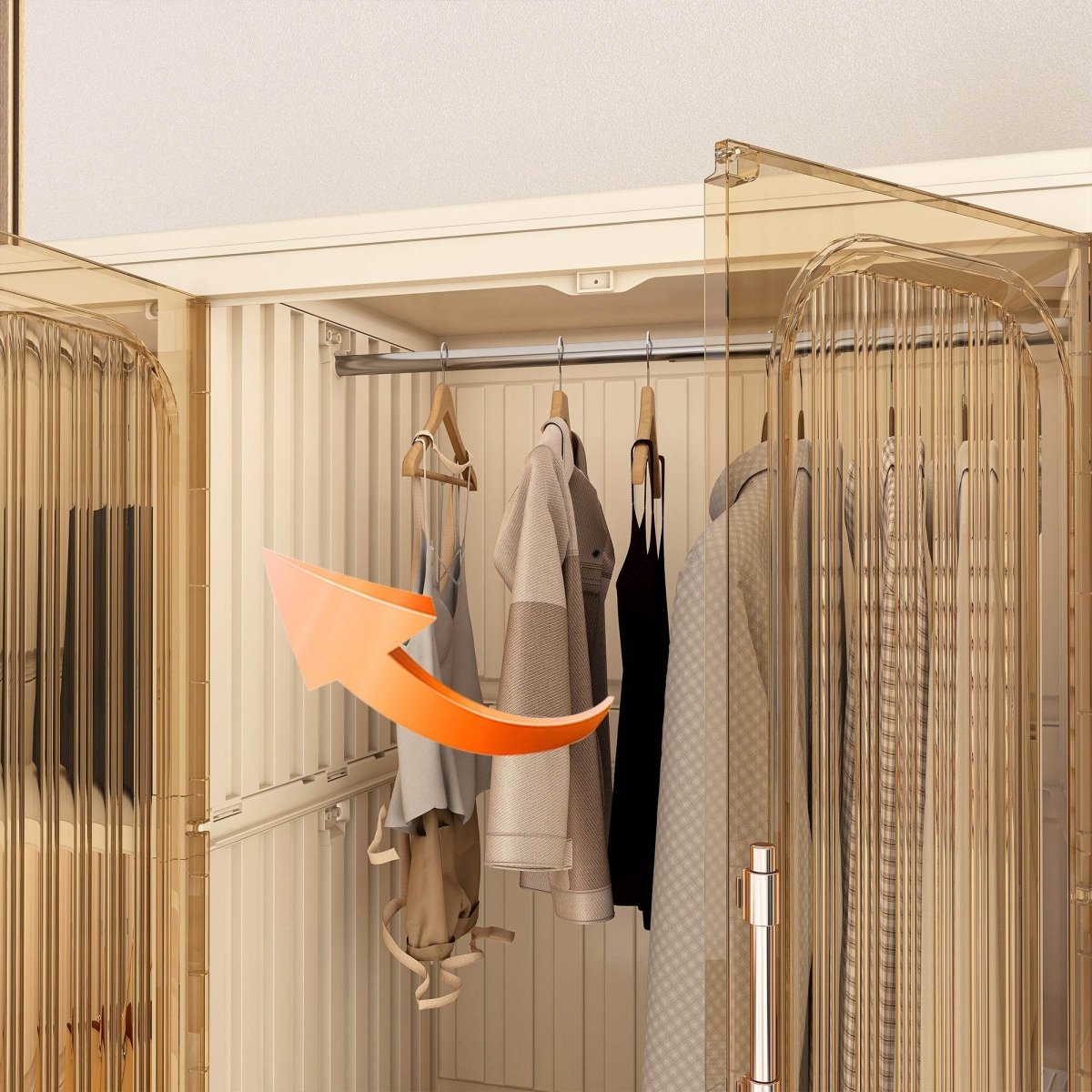 Portable Magnetic Door Wardrobe Closet Organizer Storage Furniture - Sleep Galleria