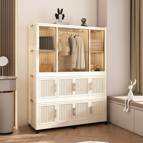 Portable Magnetic Door Wardrobe Closet Organizer Storage Furniture - Sleep Galleria
