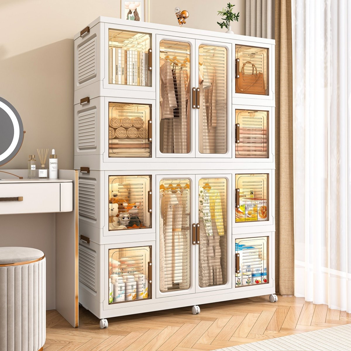 Portable Polypropylene Children's Wardrobe Closet Organizer - Serenova - Sleep Galleria