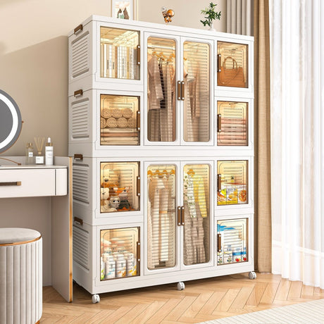 Portable Polypropylene Children's Wardrobe Closet Organizer - Serenova - Sleep Galleria
