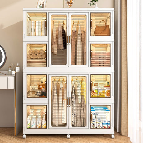 Portable Polypropylene Children's Wardrobe Closet Organizer - Serenova - Sleep Galleria