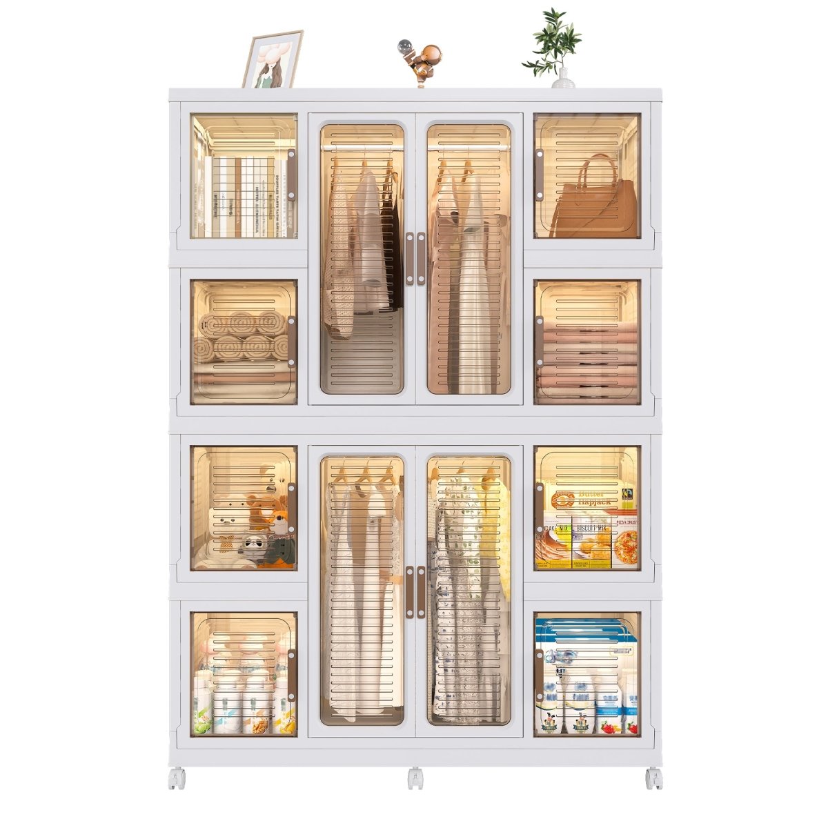 Portable Polypropylene Children's Wardrobe Closet Organizer - Serenova - Sleep Galleria