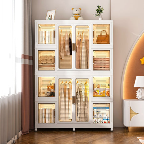 Portable Polypropylene Children's Wardrobe Closet Organizer - Serenova - Sleep Galleria
