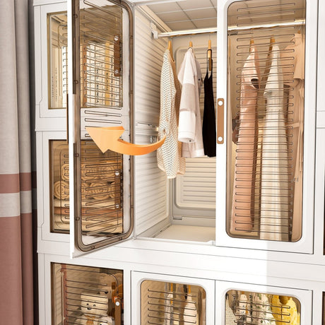 Portable Polypropylene Children's Wardrobe Closet Organizer - Serenova - Sleep Galleria