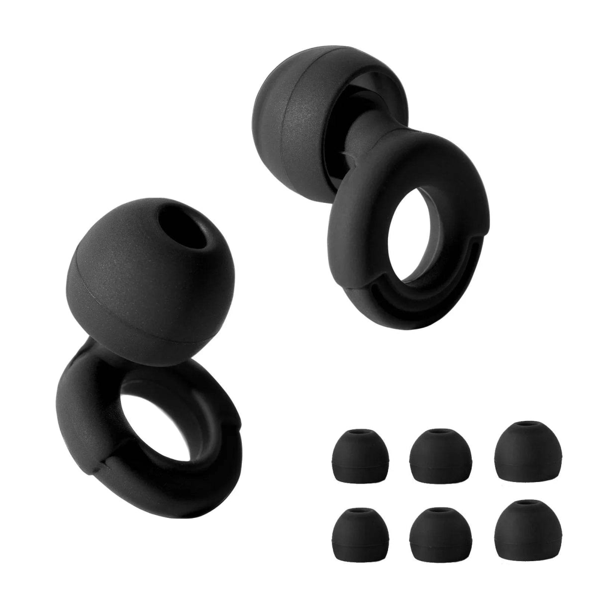 Reusable Soft Silicone Noise Reduction Earplugs Set - Serenova - Sleep Galleria