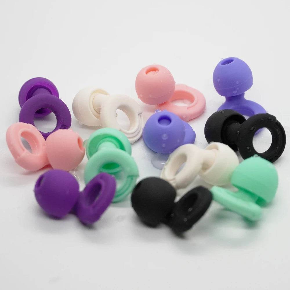 Reusable Soft Silicone Noise Reduction Earplugs Set - Serenova - Sleep Galleria