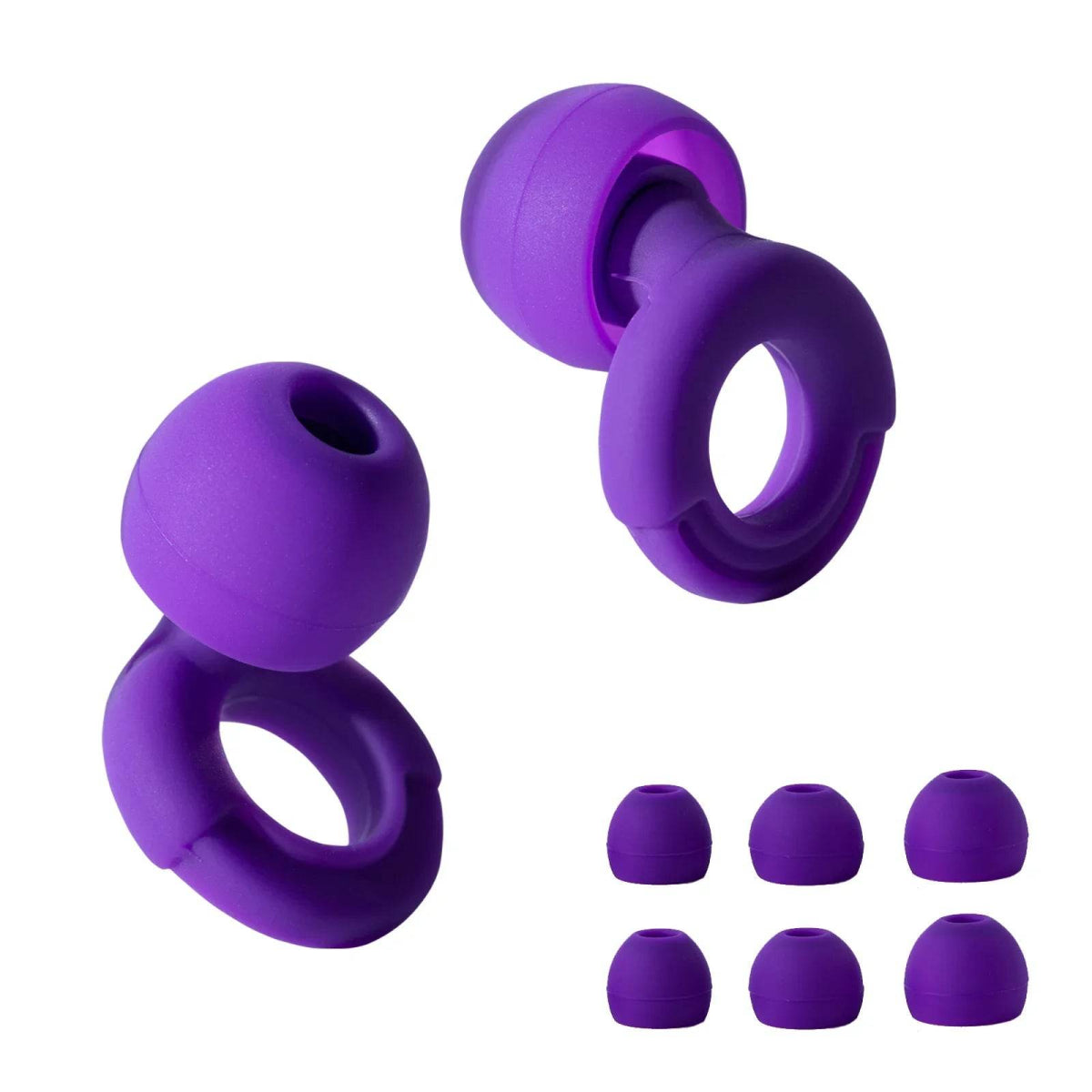 Reusable Soft Silicone Noise Reduction Earplugs Set - Serenova - Sleep Galleria
