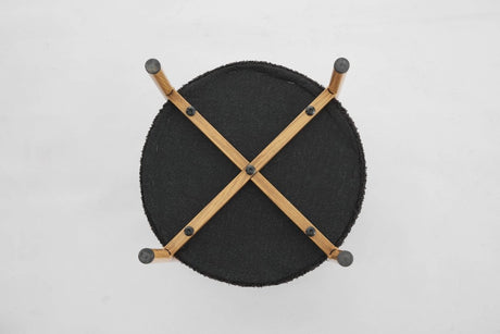 Round Upholstered Storage Ottoman With Removable Lid - Serenova - Sleep Galleria